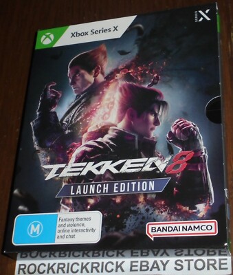 XBOX ONE SERIES X TEKKEN 8 2 DISC LAUNCH EDITION INCLUDES STICKERS & METAL PLATE
