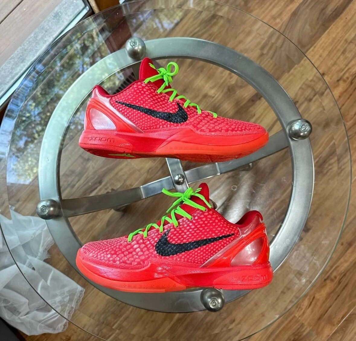 Nike Zoom Kobe 6 Protro Low Grinch | eBay