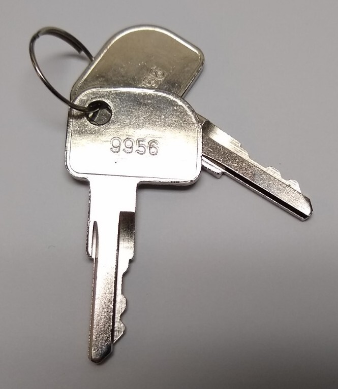 Toshiba 9956 Key Register - Cash Drawer Key Set - Set of 2 Keys
