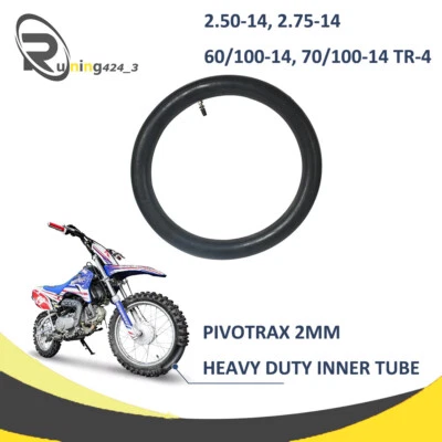 2.50-14 60/100-14 70/100-14 TR4 Inner Tube For Honda CRF70 CRF110 Front Tire NEW - Bild 1 von 4