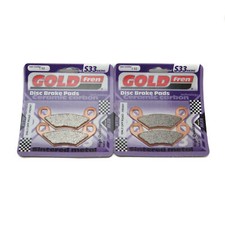 Goldfren S33 Bremsbel&auml;ge vorne f&uuml;r Polaris 455cc Diesel 4x4 EBS 1999-2000