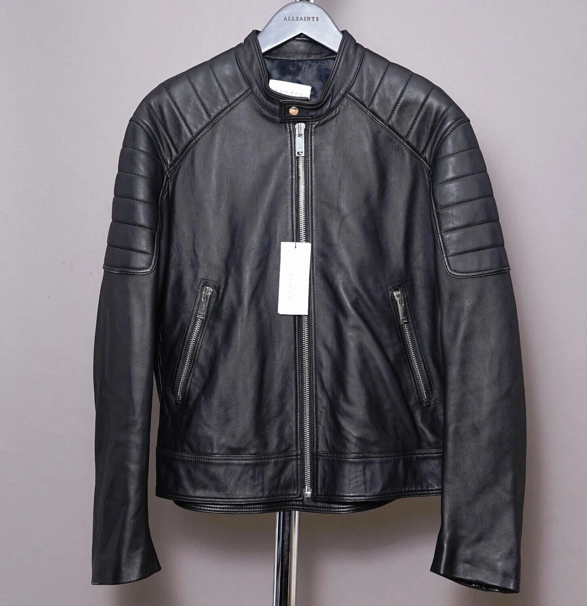 Sandro Motorcycle Jacket Coats, Jackets & Vests for Men for Sale