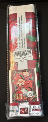 DYI Diamond Painting Poinsettia Flowers Christmas Themed Design Kit New Sealed
