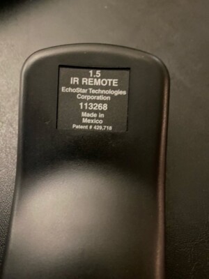 Dish Network Satellite Remote 1.5 IR Model # 113268 | eBay
