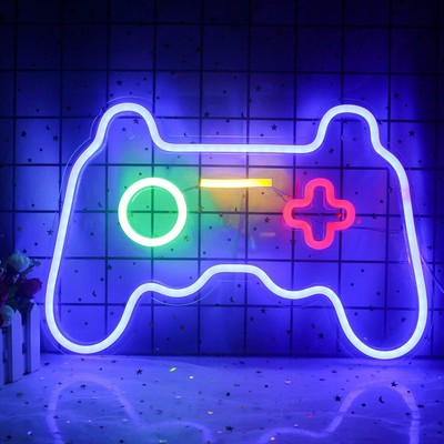 Neon LED Schild Controller Licht Wand Deko Gaming Setup Streamer Beleuchtung