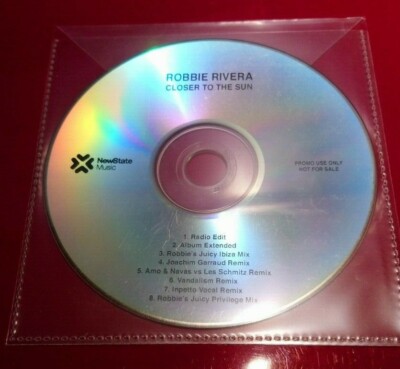 Robbie Rivera - Closer to the sun Rare PROMO 8 Mix CD  