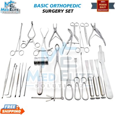 Basic Orthopedic Surgery Set of 24 Pcs Surgical Set Orthopedic Instruments