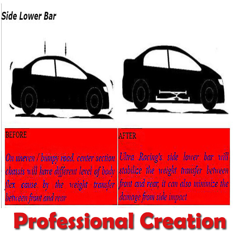 ULTRA RACING FOR 199701 HONDA CRV RD1 ULTRA RACING REAR ANTI ROLL SWAY