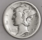 Photo of a 1926-S Mercury Dime from an eBay listing that sold on Jul 20, 2026