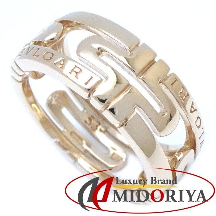 BVLGARI Parentesi Ring #53 size K18YG Yellow Gold