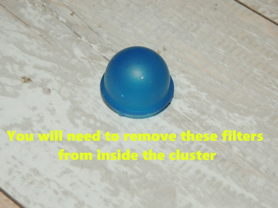 规格簇 LED 仪表板灯泡冰蓝色套件适用于林肯 77 79 Mark V 5  — 第 3/3 张图片