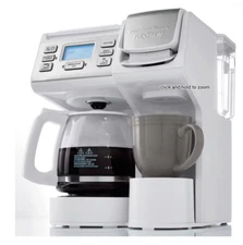 Hamilton Beach FlexBrew Trio 12 Cups Filter Coffee Machine - 49902 (WHITE)