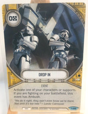 Star Wars Destiny Card #95 Star Wars Destiny: Drop In Across the Galaxy