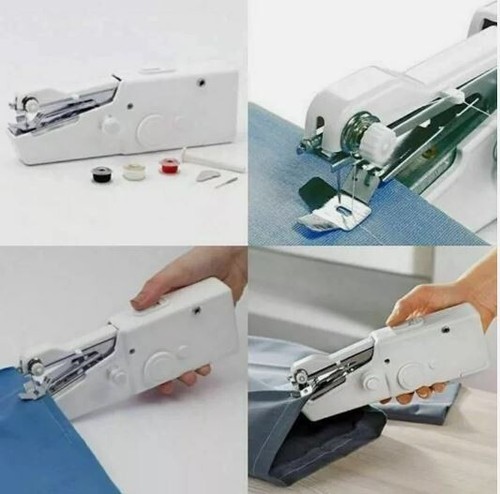 Mini Hand Akku Nähmaschine Hand Fadenstich Kleidung Tragbar - Bild 7 von 7