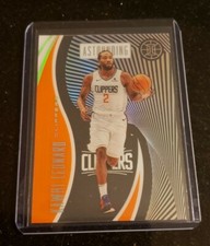 2019-2020 Panini Illusions Kawhi Leonard #5 Astounding Orange Acetate Clippers