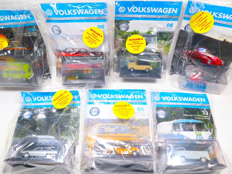 DeAgostini Volkswagen Modell-Sammlung 1:43 diverse Ausgaben zur Auswahl 1-70