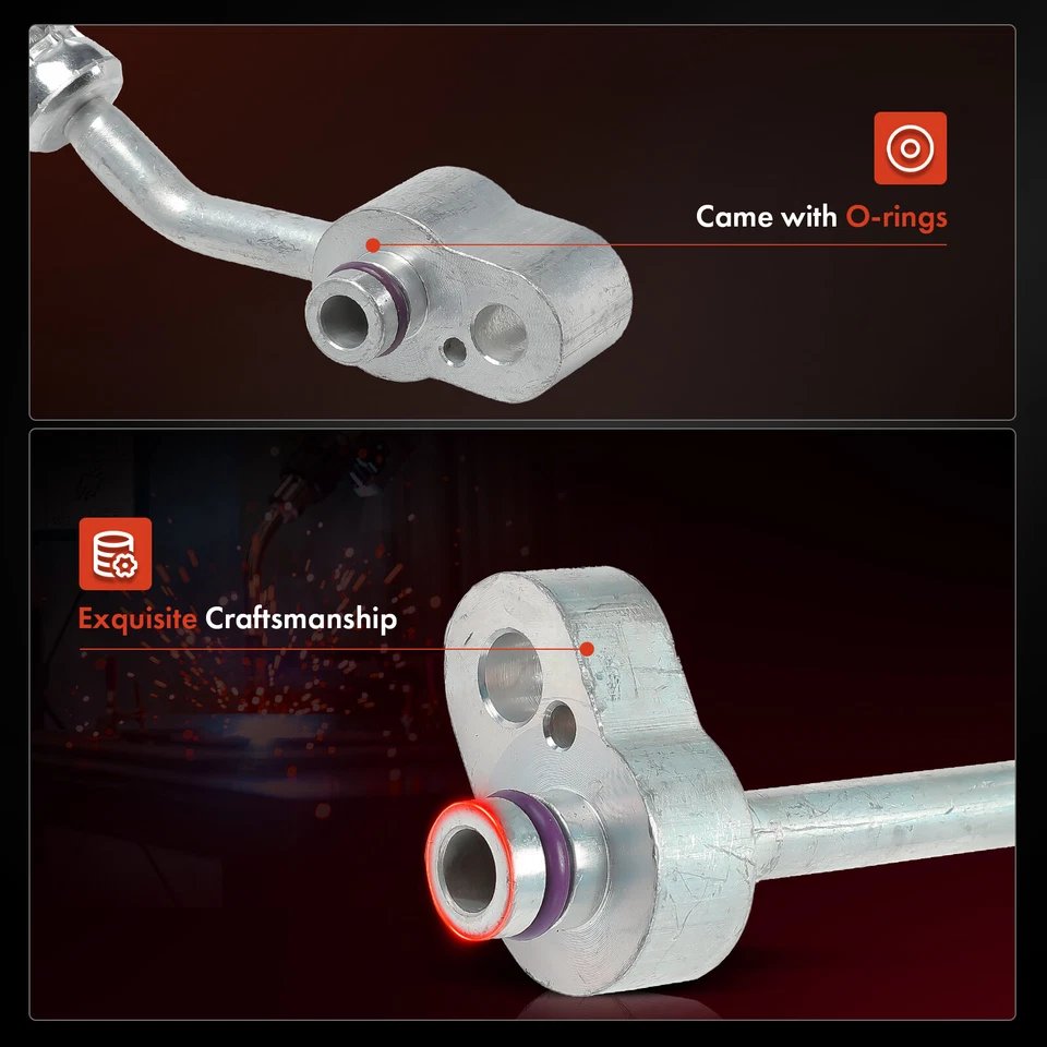 Linha líquida refrigerante AC para Audi Q7 2007 2008 2009 2010 2011 2012-2015 traseira - Imagem 3 de 4