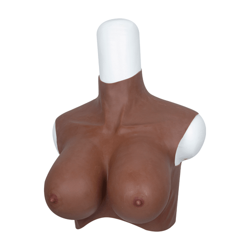 C-G Cup Realistic Breast Forms Silicone Fake Boobs For Black CD Drag Queen - Picture 5 of 17