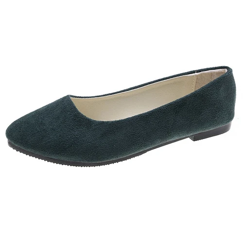 Ladies Dress Flats Slip On Pumps Dance Women Low Heel Cozy Shoes Casual Fashion - Bild 49 von 53