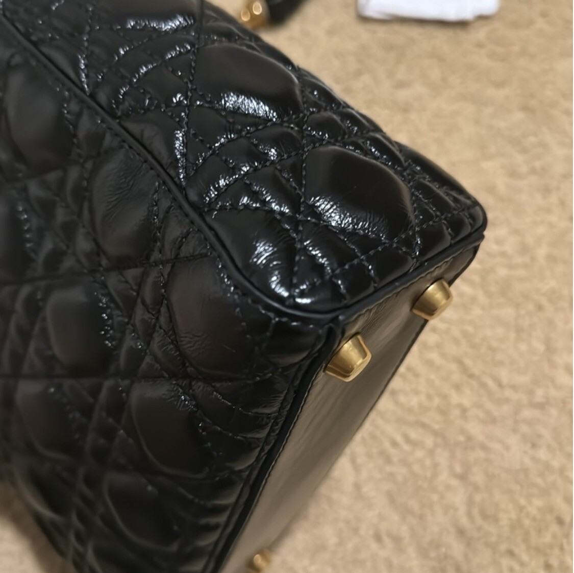 Authentic Christian Dior Lambskin Cannage Small My ABCDior