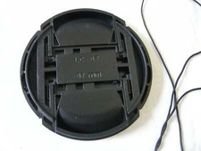 72mm Center Pinch Front Lens Cap with Cap Keeper String for Mamiya, Nikon, Canon