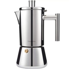 Easyworkz Diego Stovetop Espresso Maker Stainless Steel Italian Coffee Machine