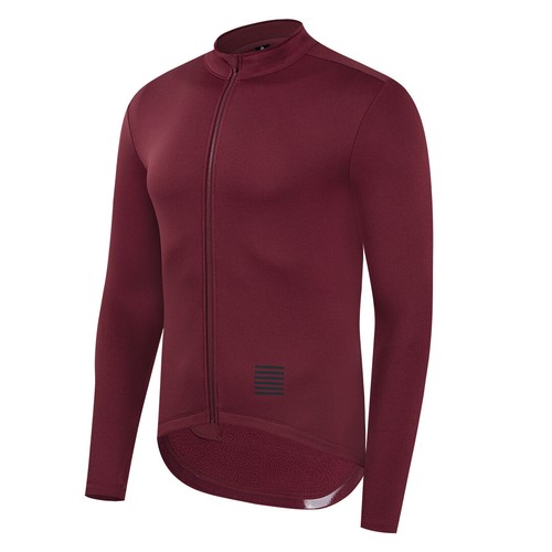 Winter Cycling Jersey Men's Long Sleeve Tops Thermal Fleece Road Bike Jacket MTB - Picture 85 of 95