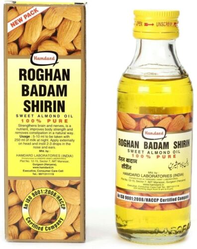 Hamdard Rogan Badam Shirin Aceite de Almendras Dulces - 50 ml - Imagen 1 de 2