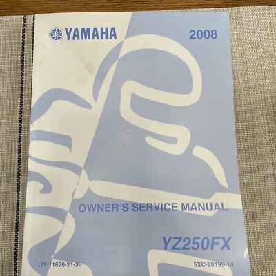 本 YAMAHA YZ250FX サービスマニュアル