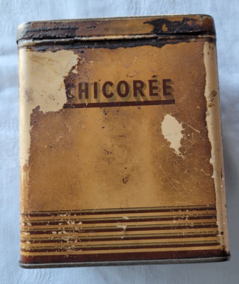 OLD EMPTY CHICORY METAL BOX SUCHARD BRAND