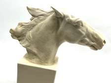 vtg Rosenthal Bisque Hussman 1609 Hannibal Horse Head Sculpture Germany 