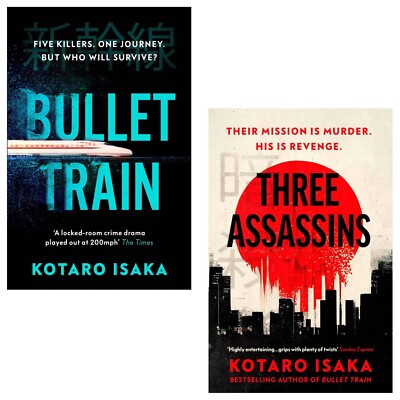 Kotaro Isaka 2 Books Set (Bullet Train, Three Assassins) - Fiction - Paperback