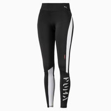 Puma Womens Get Fast Thermo-R Tights, 518251 03, Puma Black/Puma White, XL, NWT