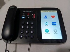 Clear Captions Blue Telephone For Hearing Impaired Amplified Captioning Tested