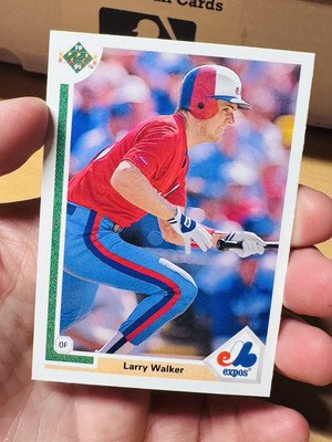Larry Walker Montreal Expos 1991 Upper Deck Baseball Karte #536