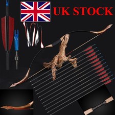 53" Handmade Traditional Recurve Bow Archery Hunting Mongolian Horsebow Shooting