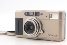  Near MINT w/hood Contax TVS Date Point  Shoot 35mm Film Camera From JAPAN
