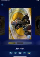 Topps Digital DISNEY COLLECT legendary chrome Gold Lord Grigon