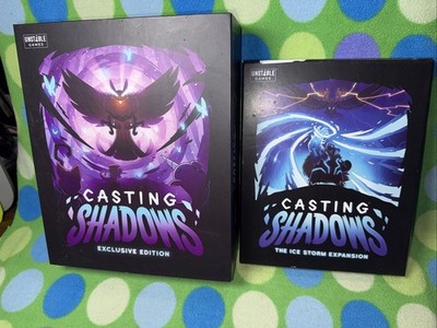 Used Casting Shadows Kickstarter Exclusive Game & NEW Ice Storm Expansion