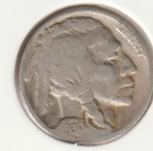 1930 US Indian Head Buffalo Nickel FULL DATE Rare 96 Year Old Collection Coin