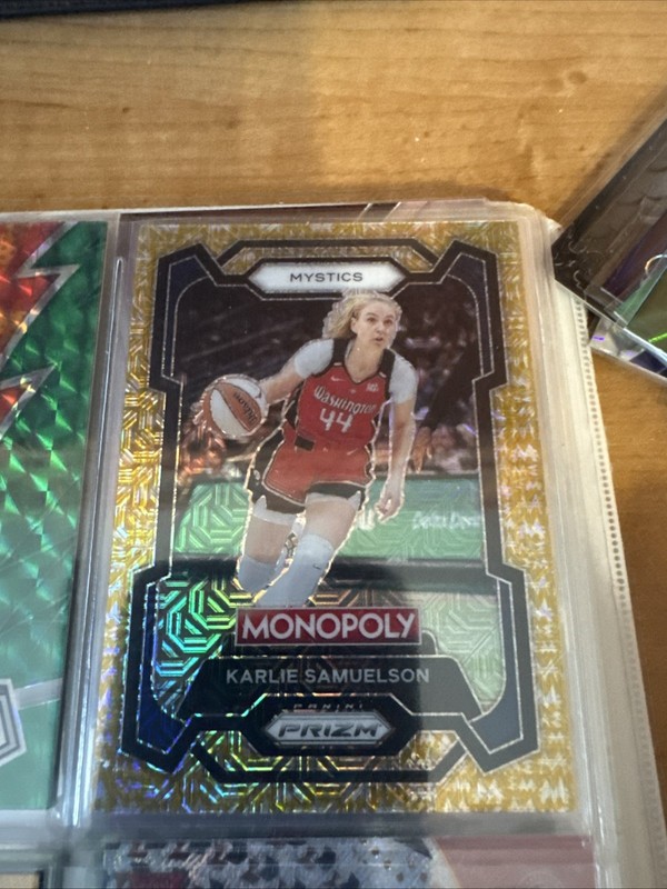 2024 WNBA Panini Prizm Monopoly Gold Prizm Karlie Samuelson /500