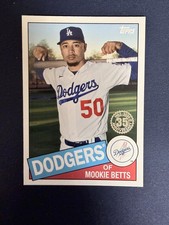 2020 Topps Update #85TB-22 Mookie Betts 1985 Topps Baseball 35th Anniversary