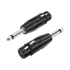 6,35 mm Mono-Stecker auf XLR 3-Poligen Audio-Stecker-Konverter-Adapter-Ansc6839