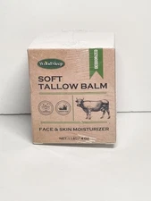 Soft Tallow balm face & skin moisturizer deodorized New 4oz / exp: 03/12/2028
