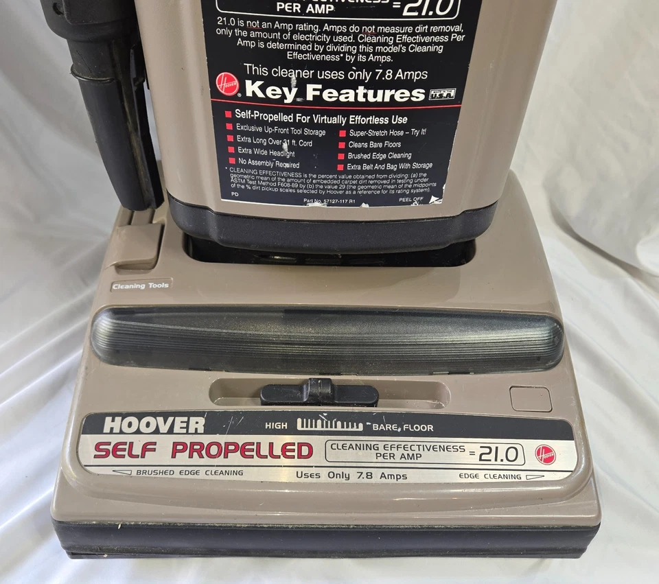 Hoover Power Drive Self Propelled Upright Vacuum New Belts & Bags U6311-930 - Image 3 of 4