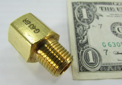 #ad New O#x27;Keefe 1 4quot; NPT Brass Orifice Pressure Gauge Snubbers .063 Orifice G 63 BR $12.99