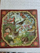 Elizabeth Bradley Needlepoint Hedgerow Chart, Color Card, Needle Threader, Bag