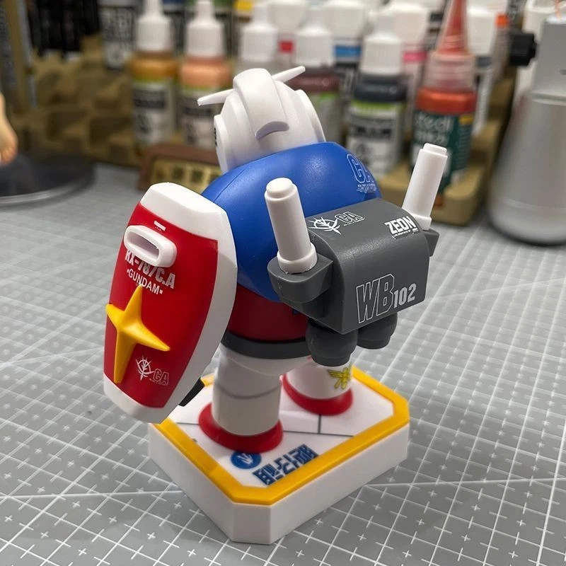Gundam Mecha Model Kit Magnetic Fat RX-78 Figure Assembled Magnet Collectible - Image 4 of 4
