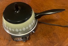 Avocado Green Oster 681 Electric Fondue Pot/W...