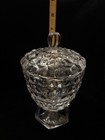 Fostoria American Cubist Hex Footed 7" Candy Dish With Lid — photo 7